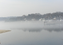 Fog on Apponaug Cove Christmas Day 2005(Photo Courtesy of Carol A. Fritz)